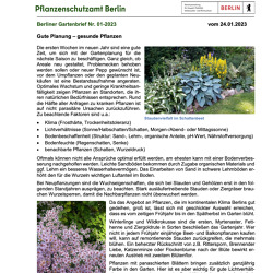 Gartenbrief 1.2023